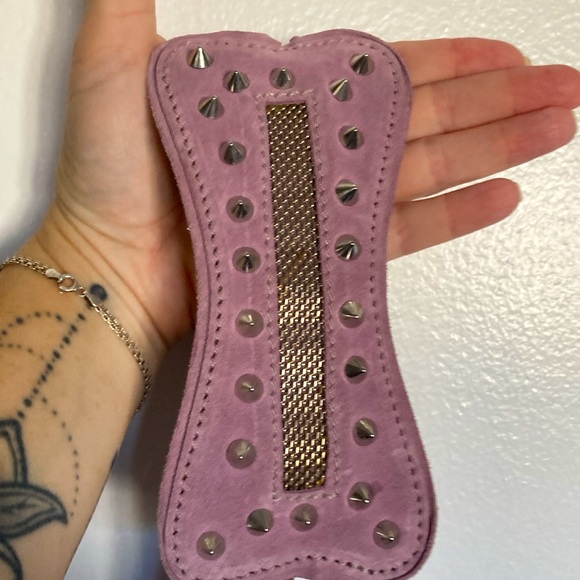 3.1 Phillip Lim Lavender Genuine Suede Studded Handbag - Picture 9 of 15